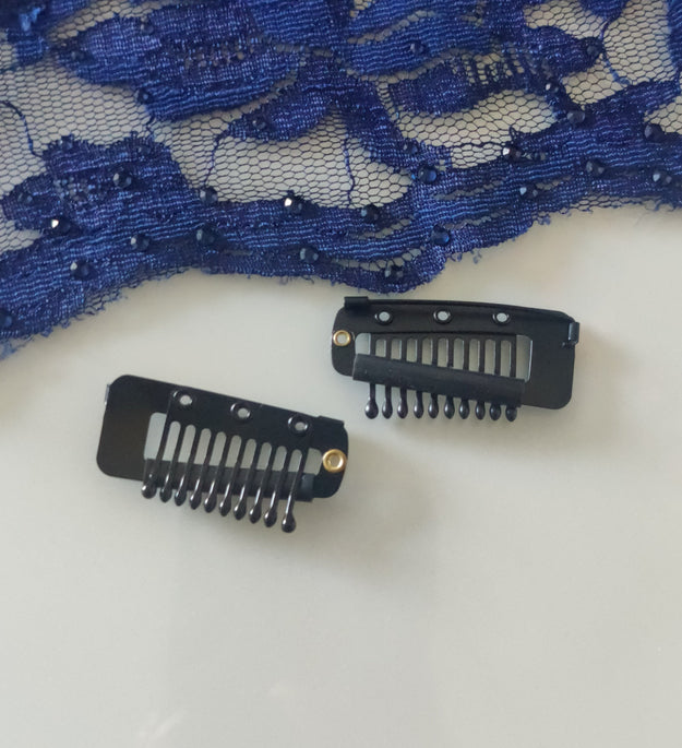 SAPPHIRE HAIR DUPATTA/VEIL/HIJAB/TIKKA SECURITY CLIPS (6 Pack)