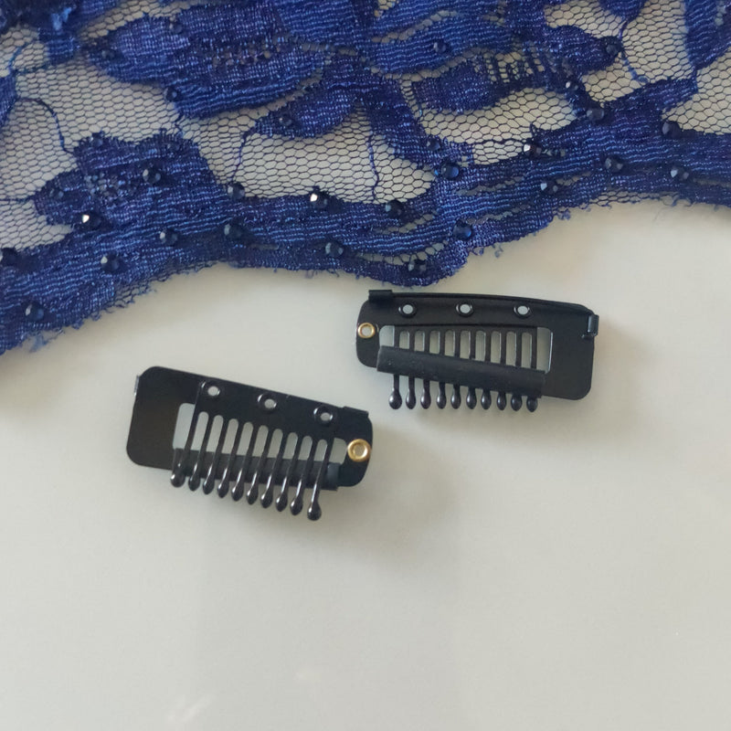 SAPPHIRE HAIR DUPATTA/VEIL/HIJAB/TIKKA SECURITY CLIPS (6 Pack)