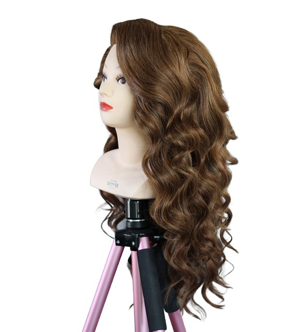 SAPPHIRE HAIR MANNEQUIN (MEDIUM BROWN)