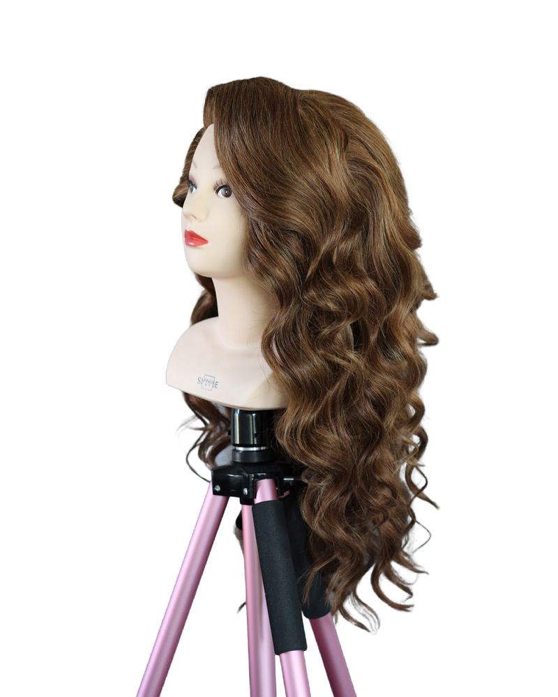 SAPPHIRE HAIR MANNEQUIN (MEDIUM BROWN)