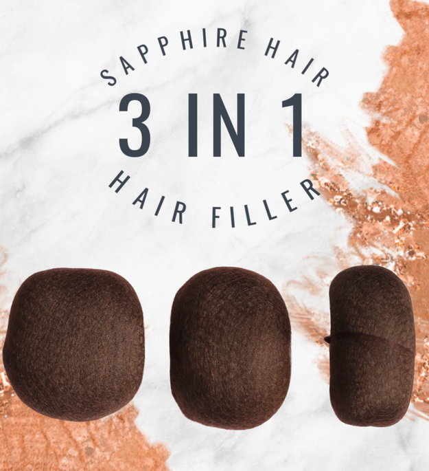 SAPPHIRE HAIR  3-IN-1 FILLER (BROWN)