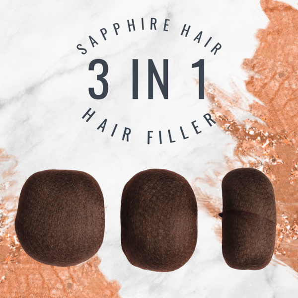 SAPPHIRE HAIR  3-IN-1 FILLER (BROWN)